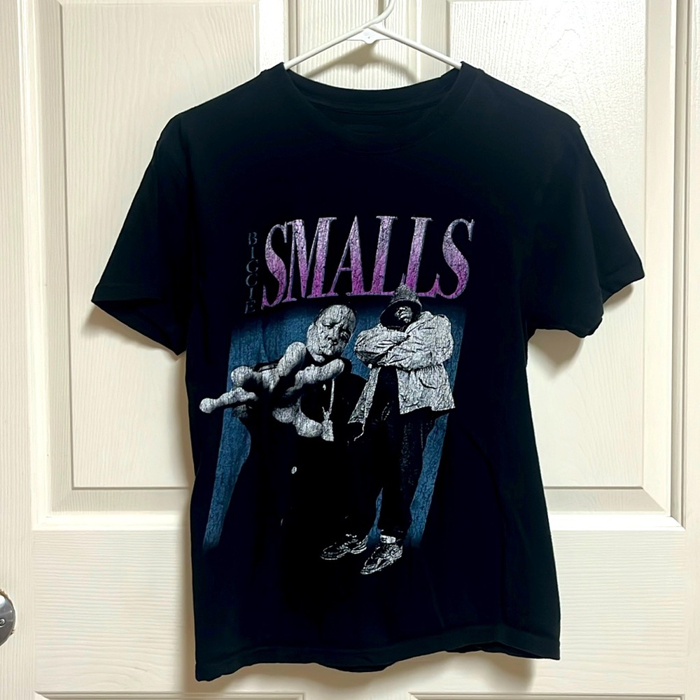 Biggie Smalls Black Tee Shirt Black Size Small